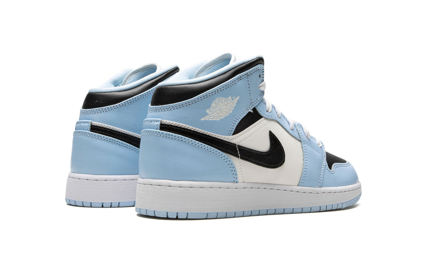 Jordan 1 Mid Ice Blue Black