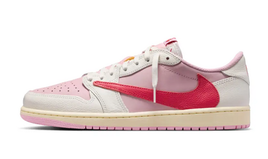 Air Jordan 1 Retro Low OG SP Travis Scott Sail Tropical Pink