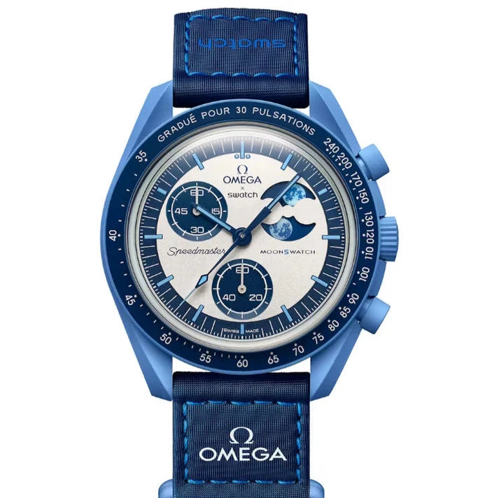 Swatch x Omega Bioceramic Moonswatch Mission to the Super Blue Moonphase