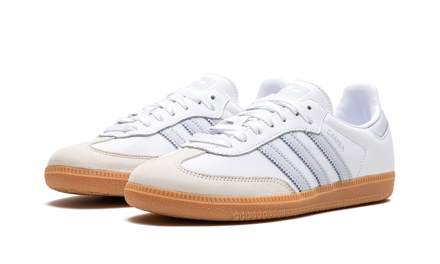 Adidas Samba OG White Halo Blue Gum