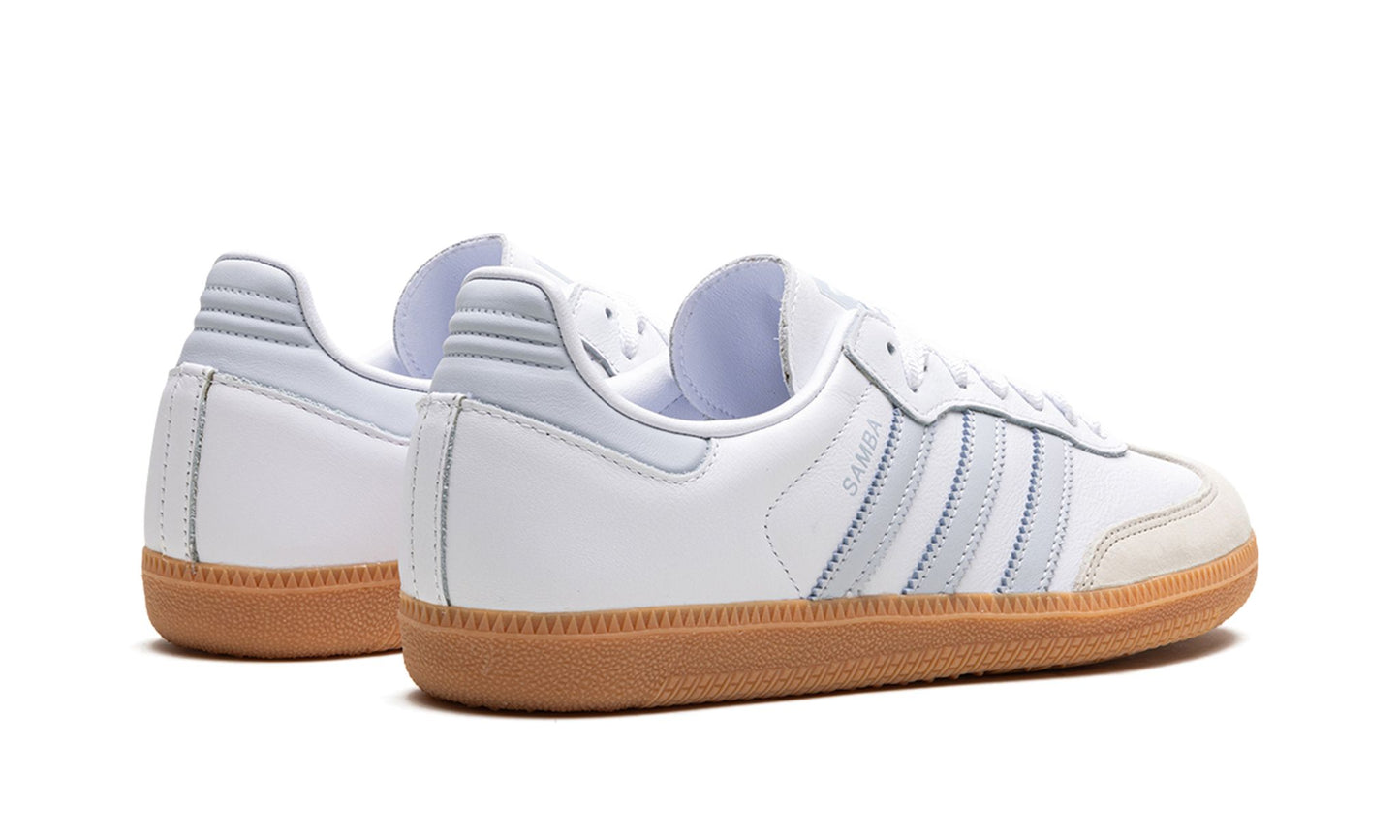 Adidas Samba OG White Halo Blue Gum