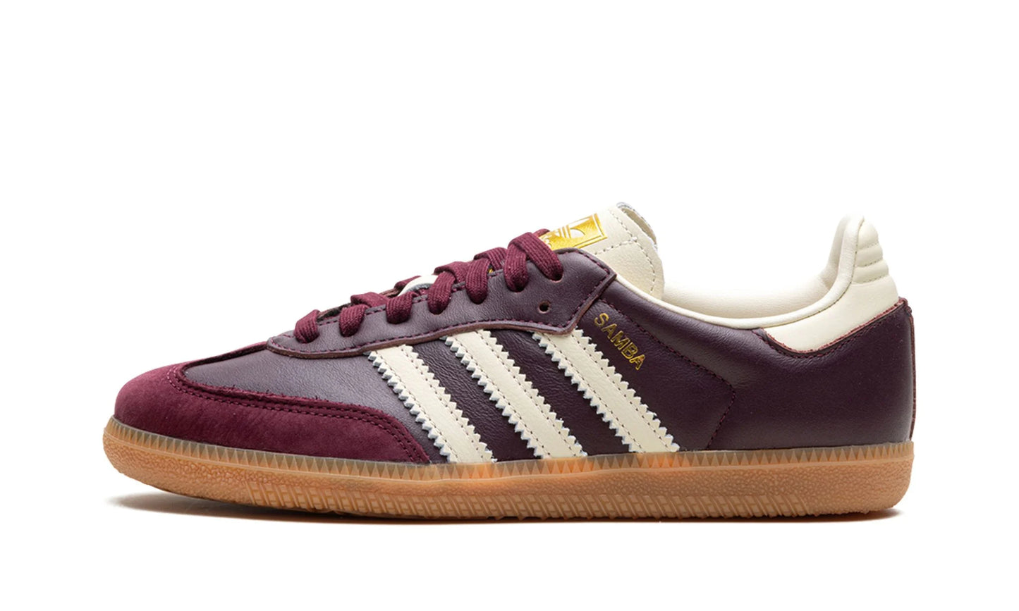 Adidas Samba OG Maroon Cream White Gold