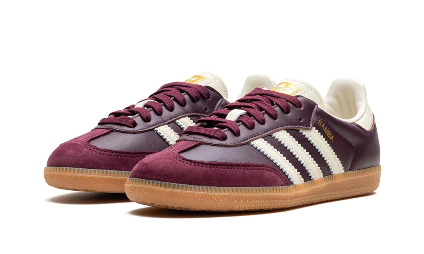 Adidas Samba OG Maroon Cream White Gold