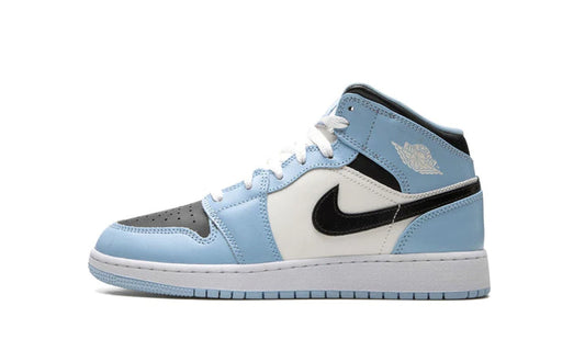 Jordan 1 Mid Ice Blue Black