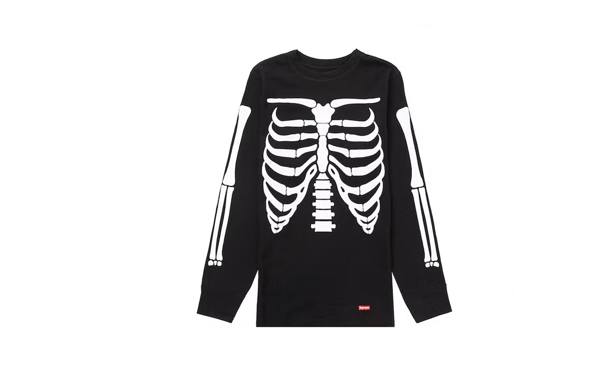 Supreme Hanes Bones Thermal Crew (1 Pack) Black