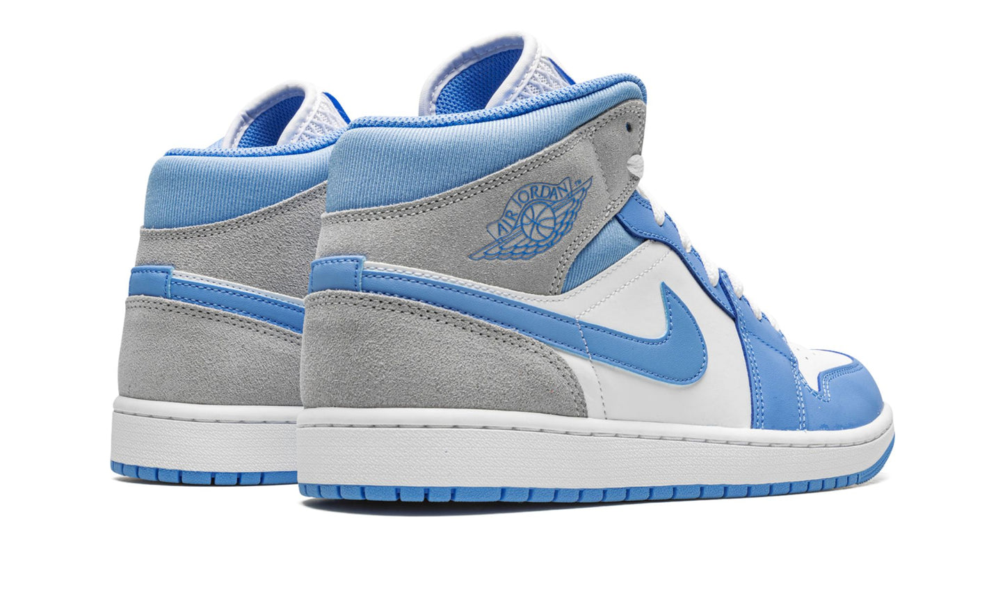 Jordan 1 Mid University Blue Grey