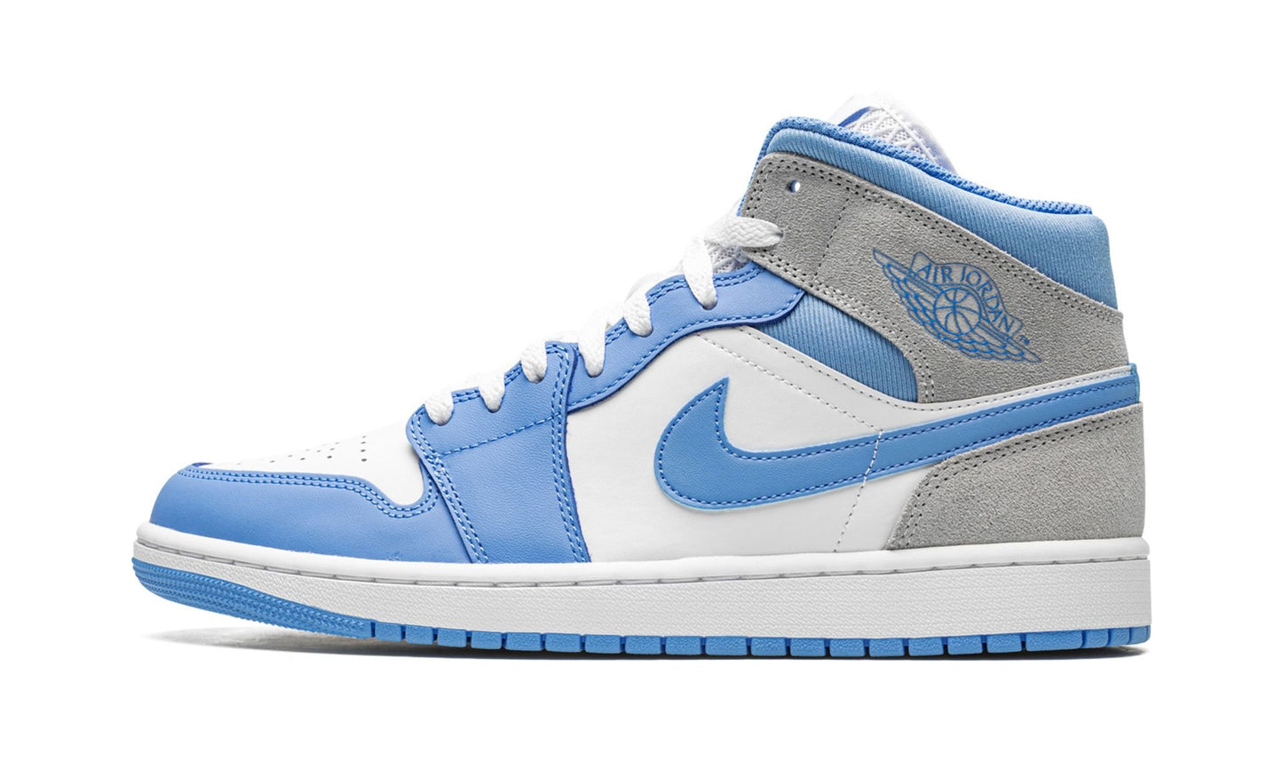 Jordan 1 Mid University Blue Grey