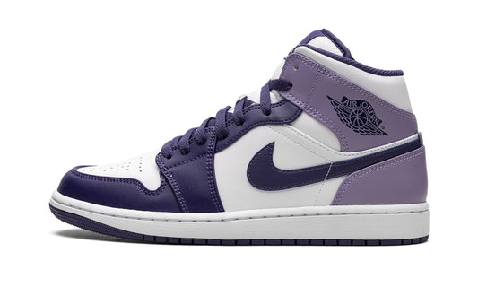 Jordan 1 Mid White Sky J Purple