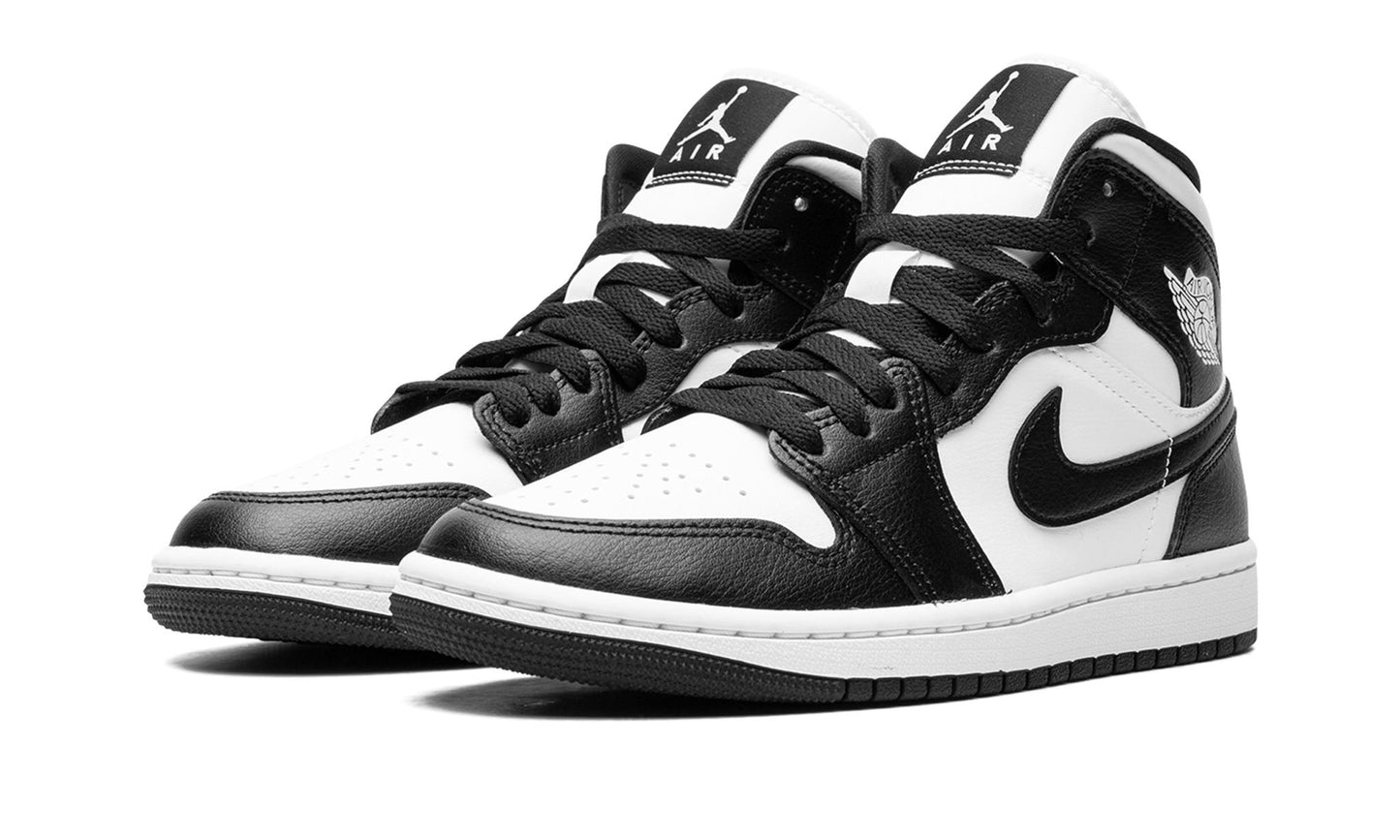 Jordan 1 Mid Black and White "Panda" W