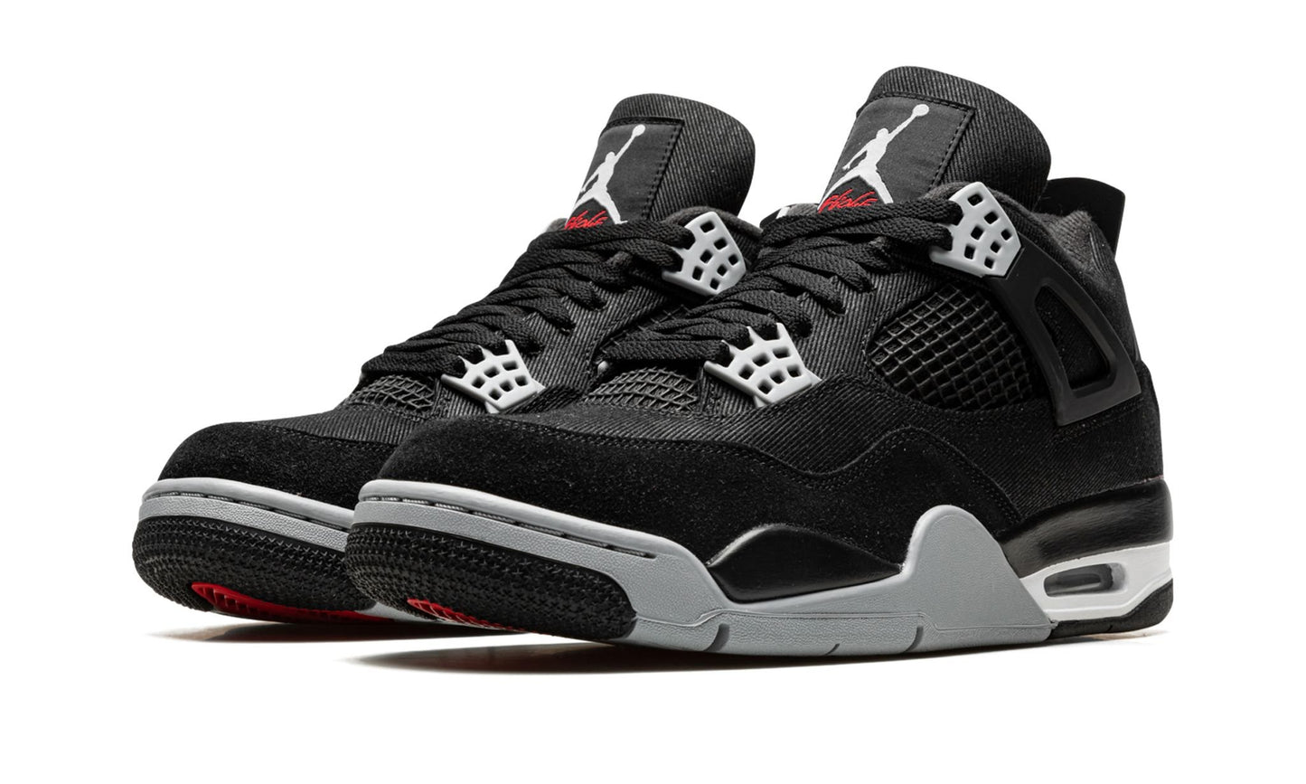 Jordan 4 Black Canvas