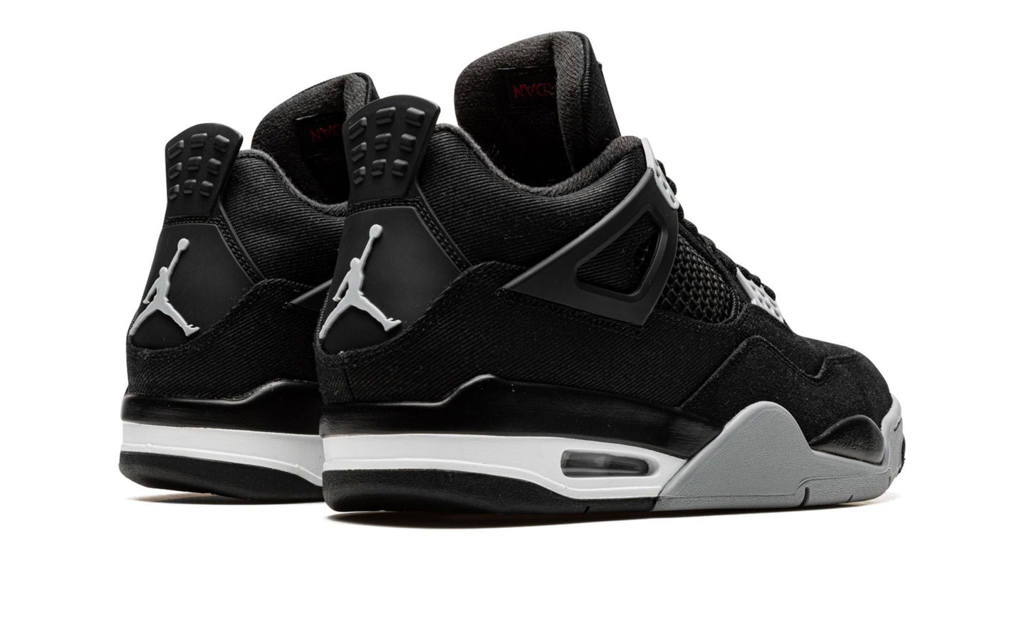 Jordan 4 Black Canvas