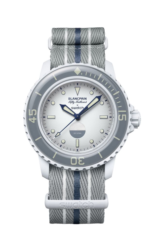 Swatch x Blancpain Fifty Fathoms Antartic Ocean