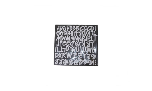 Stussy Alphabet Magnet Black