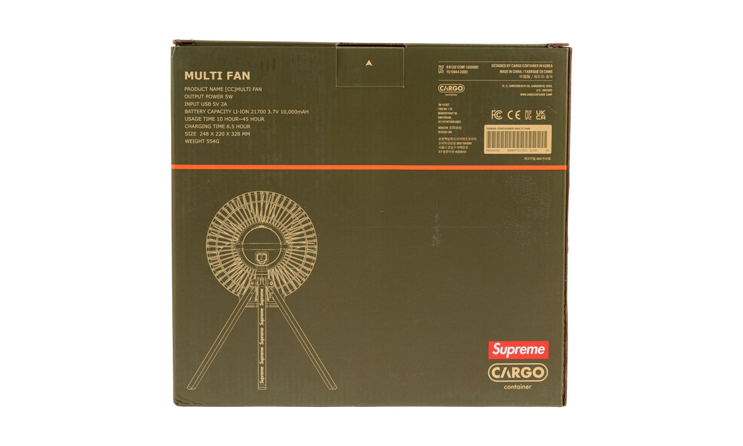 Supreme Container Electric Fan Green